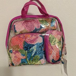 4 piece Vera Bradley Cosmetic Case Set NWT